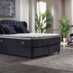 Indigo 160x200  Box-Spring Bed Set