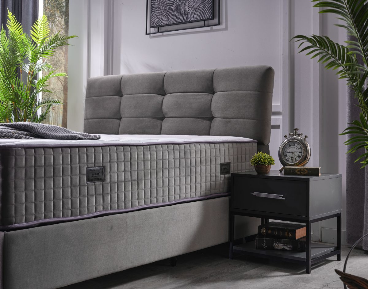 Naomi 160x200  Box-Spring Bed Set - Görsel 2