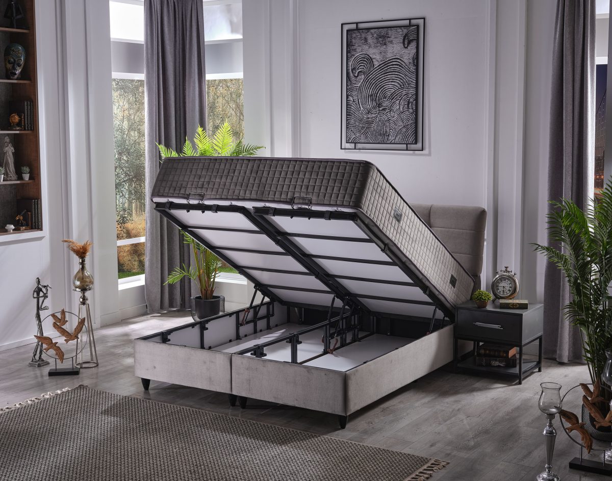 Naomi 160x200  Box-Spring Bed Set - Görsel 3