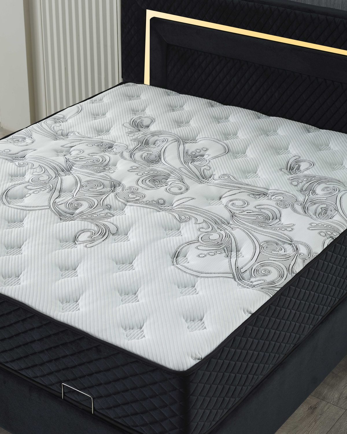 Pandora 180x200  Box-Spring Bed Set - Görsel 3