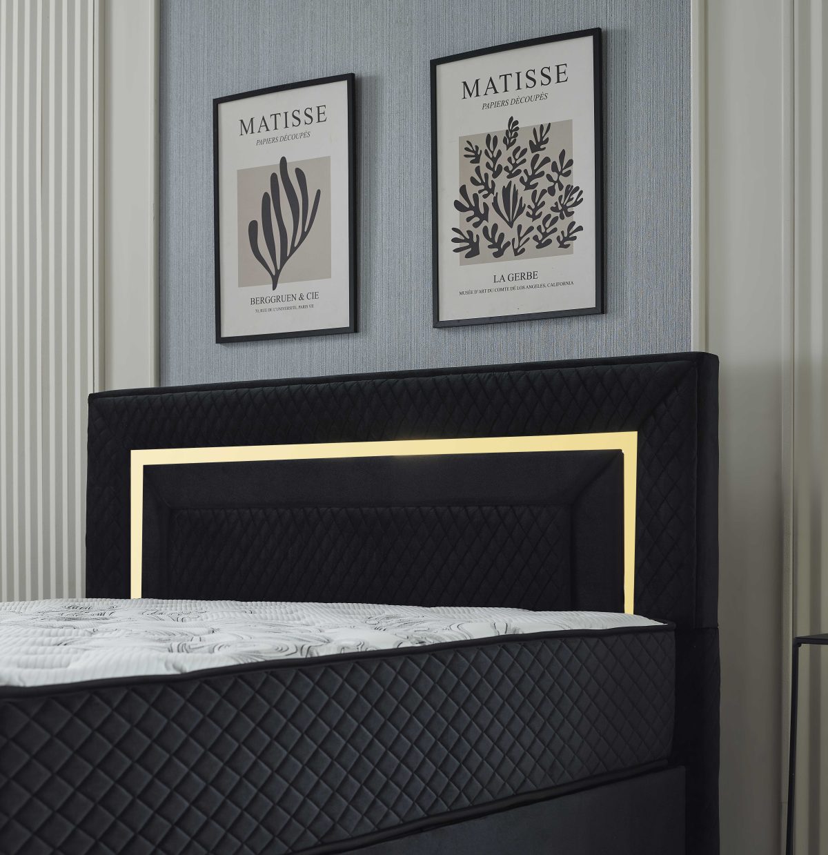 Pandora 180x200  Box-Spring Bed Set - Görsel 4