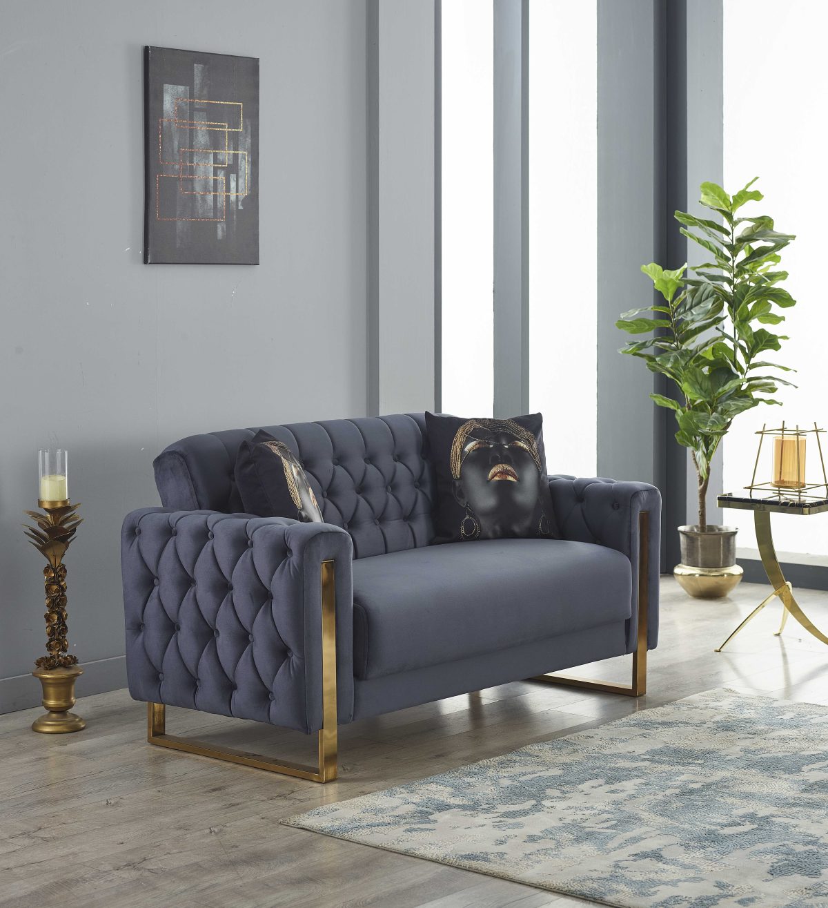 Crystal 3-2-1 Sofa Set - Görsel 5