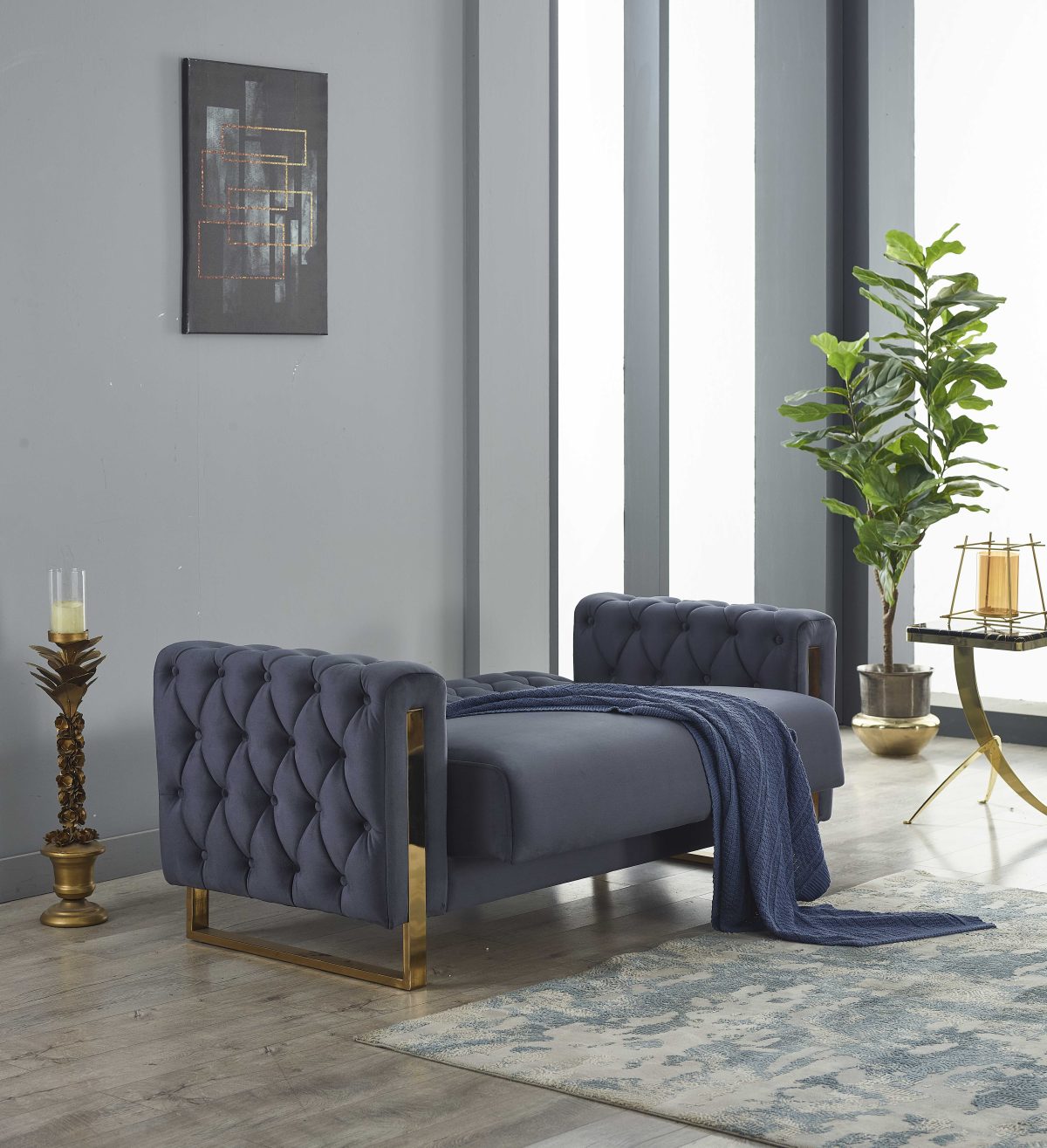 Crystal 3-2-1 Sofa Set - Görsel 7