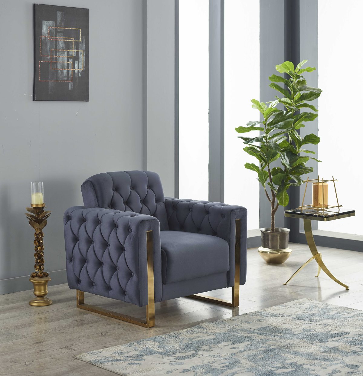 Crystal 3-2-1 Sofa Set - Görsel 8