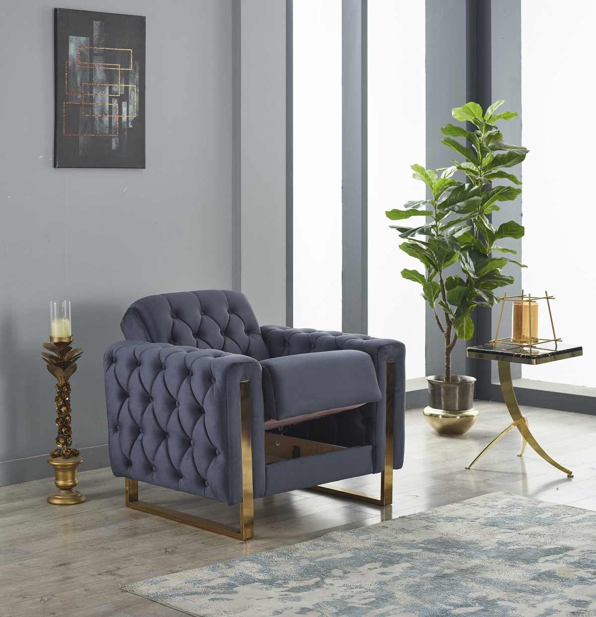 Crystal 3-2-1 Sofa Set - Görsel 9