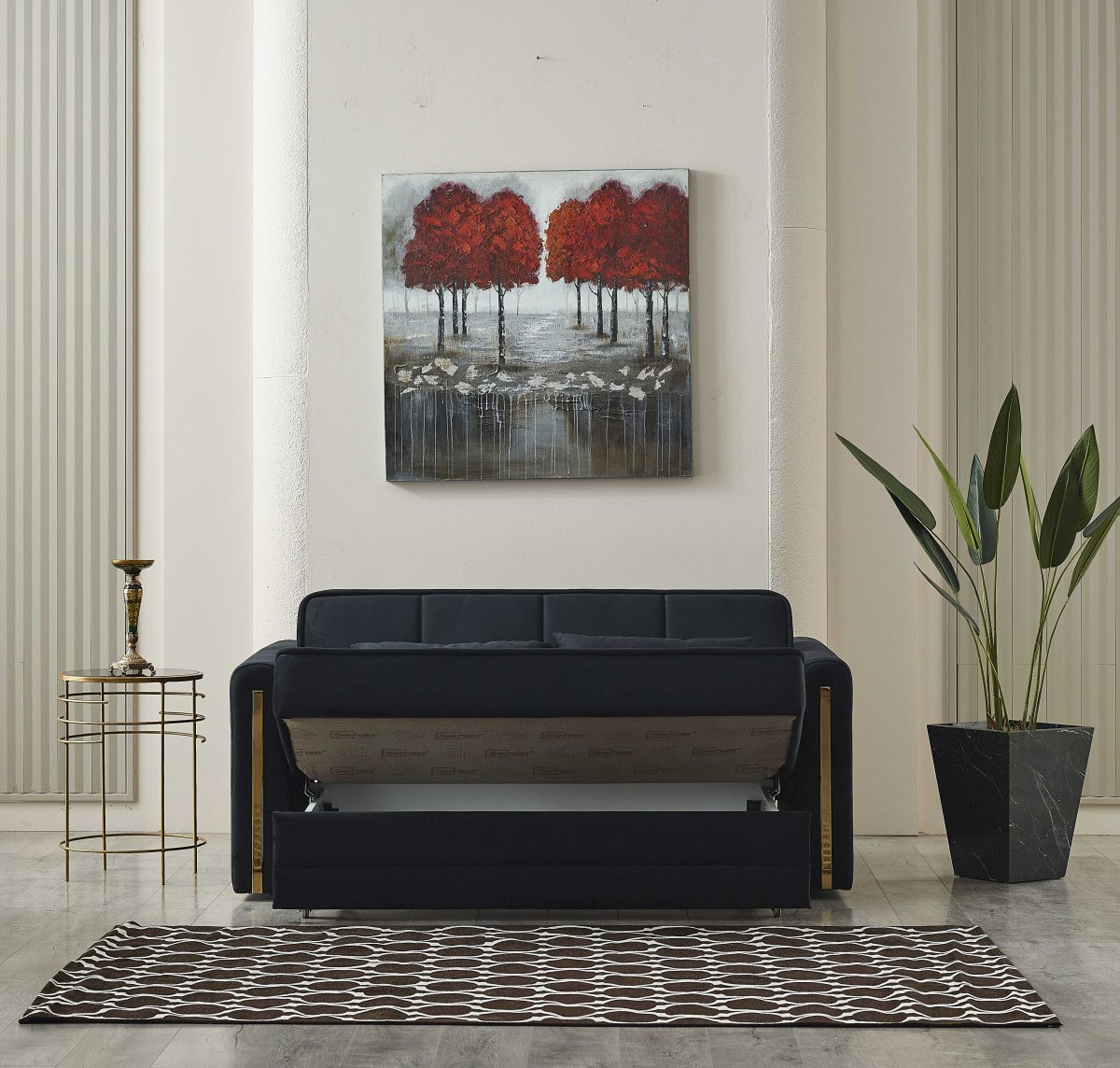 Sao Paolo Sofa Bed 2-seater - Görsel 2