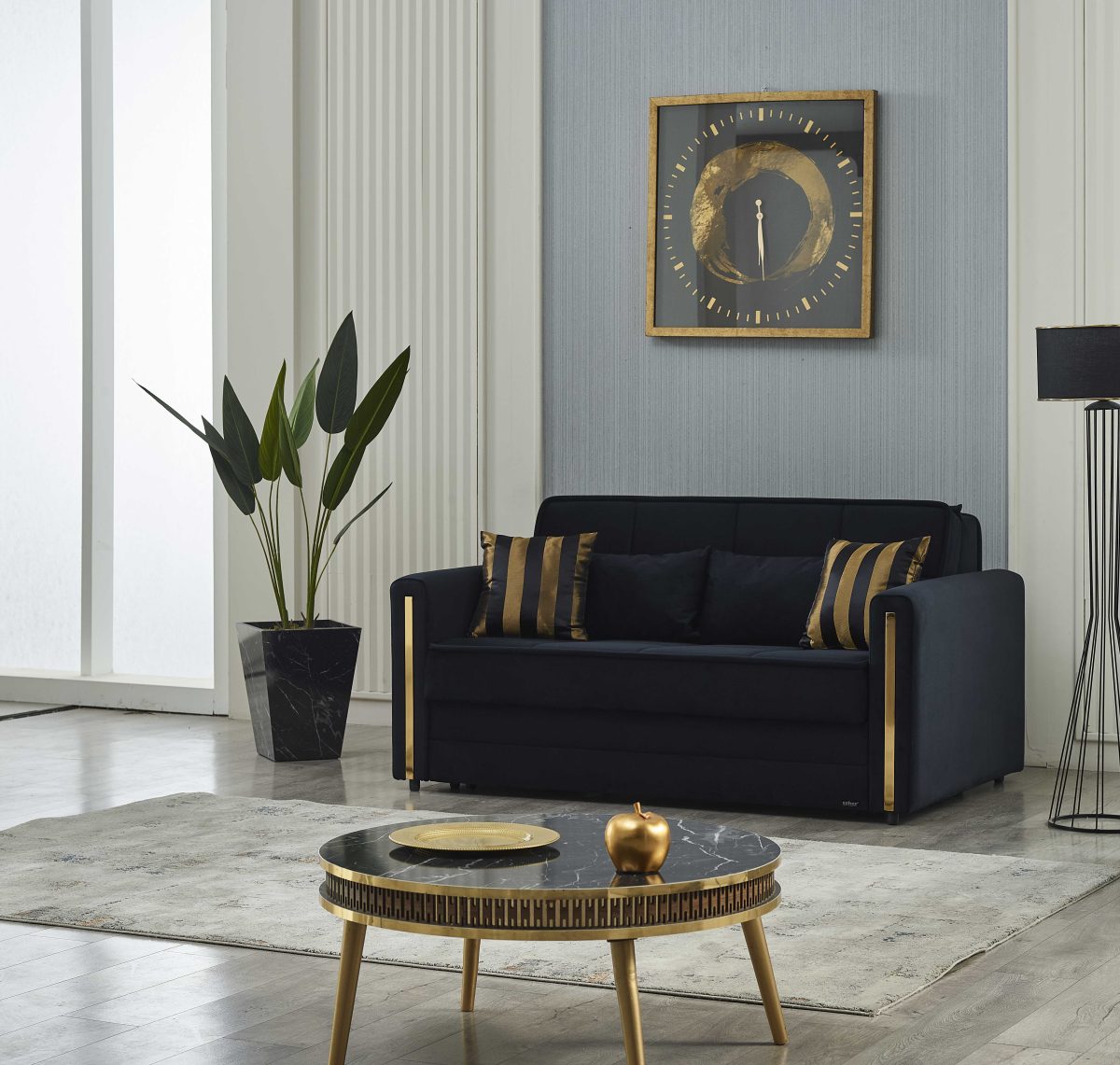 Sao Paolo Sofa Bed 2-seater - Görsel 3