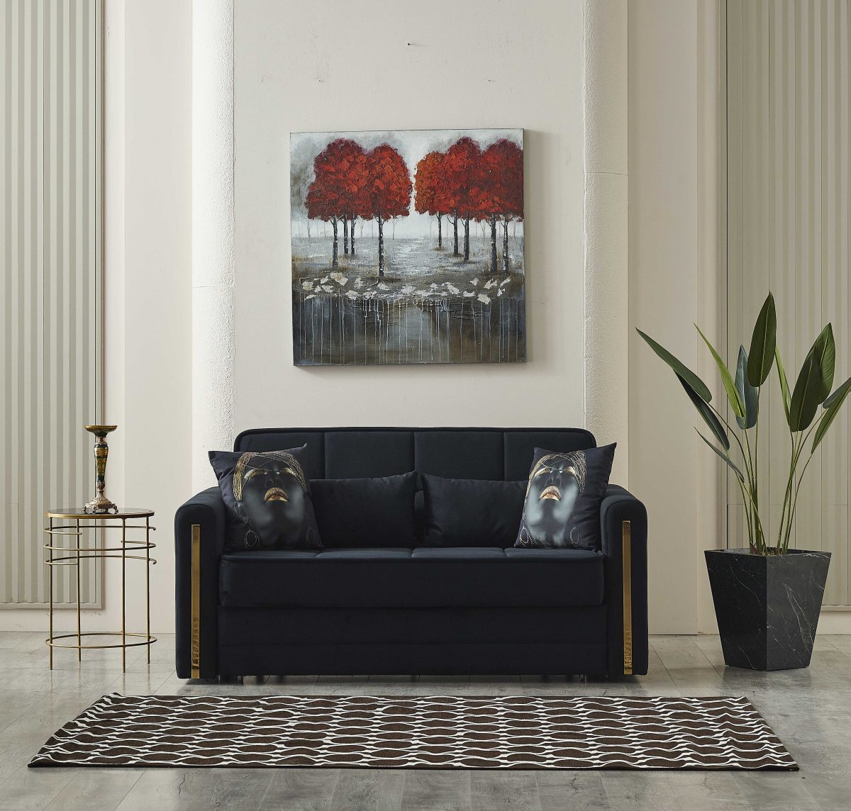 Sao Paolo Sofa Bed 2-seater - Görsel 4