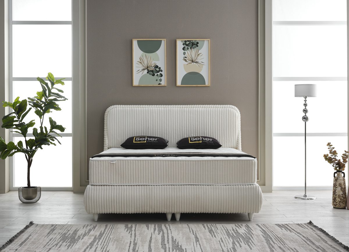 Isabella 180x200  Box-Spring Bed Set - Görsel 8