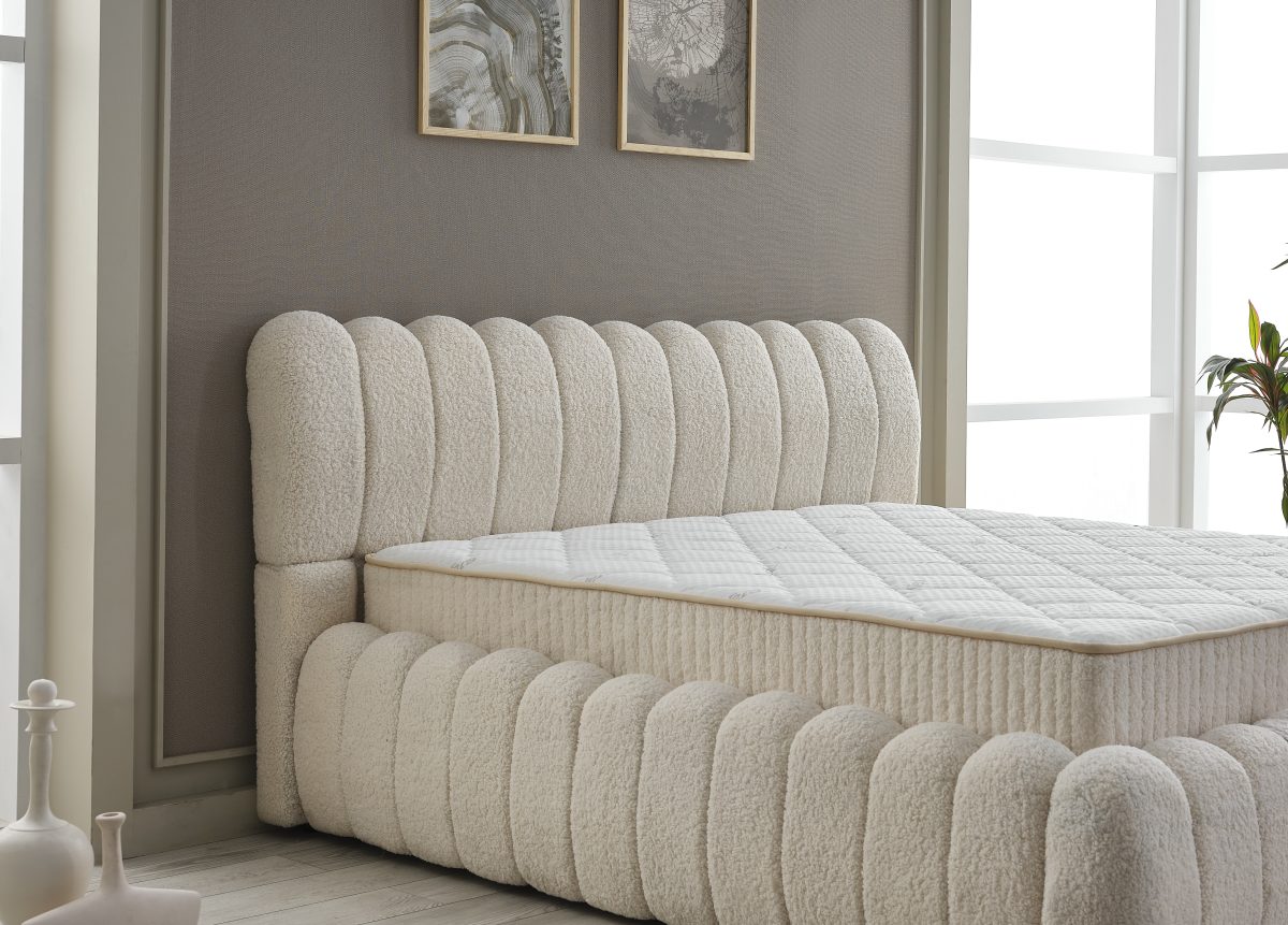 Ola 160x200  Box-Spring Bed Set - Görsel 3