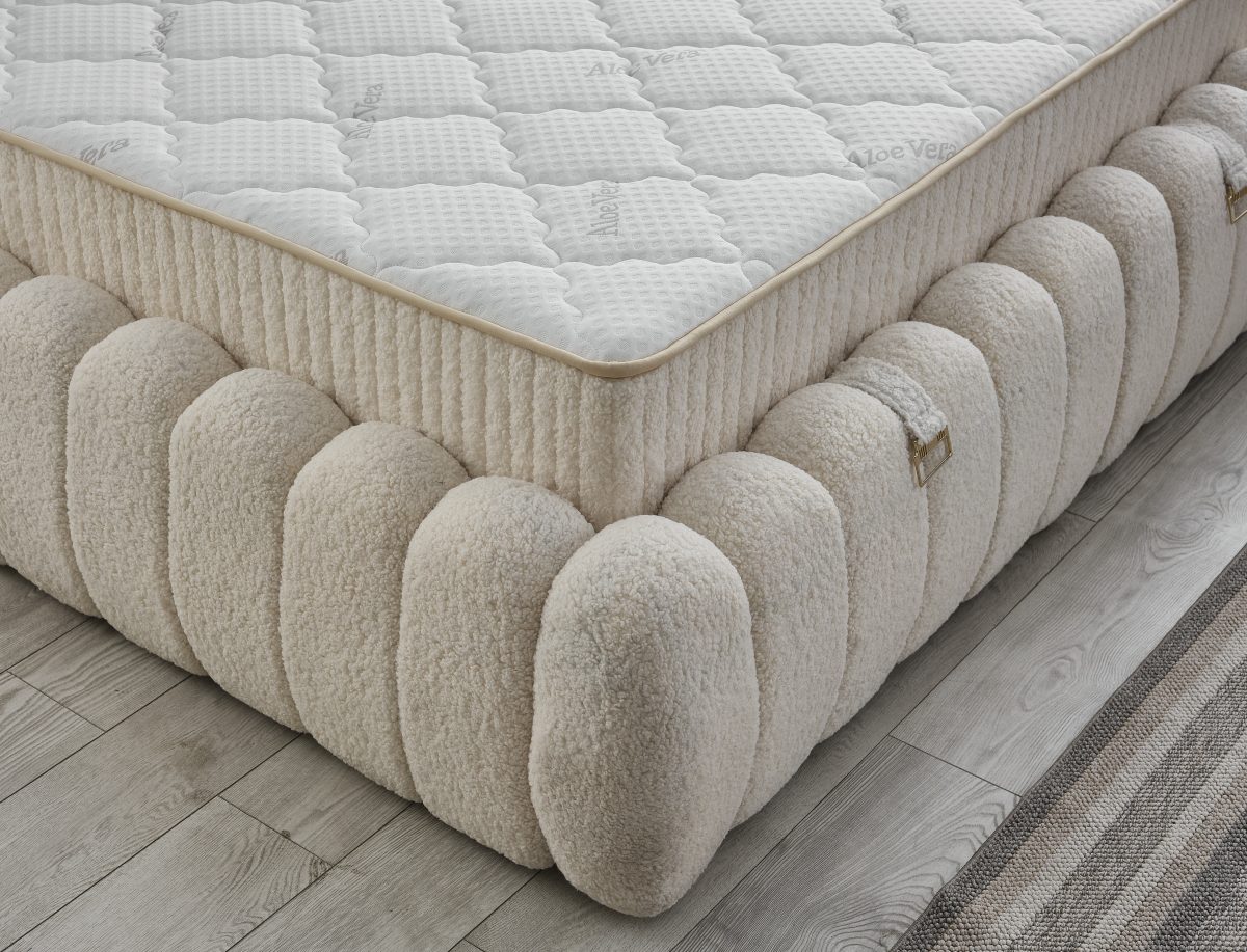 Ola 160x200  Box-Spring Bed Set - Görsel 4