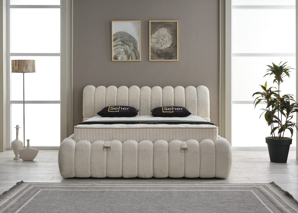 Ola 160x200  Box-Spring Bed Set - Görsel 9