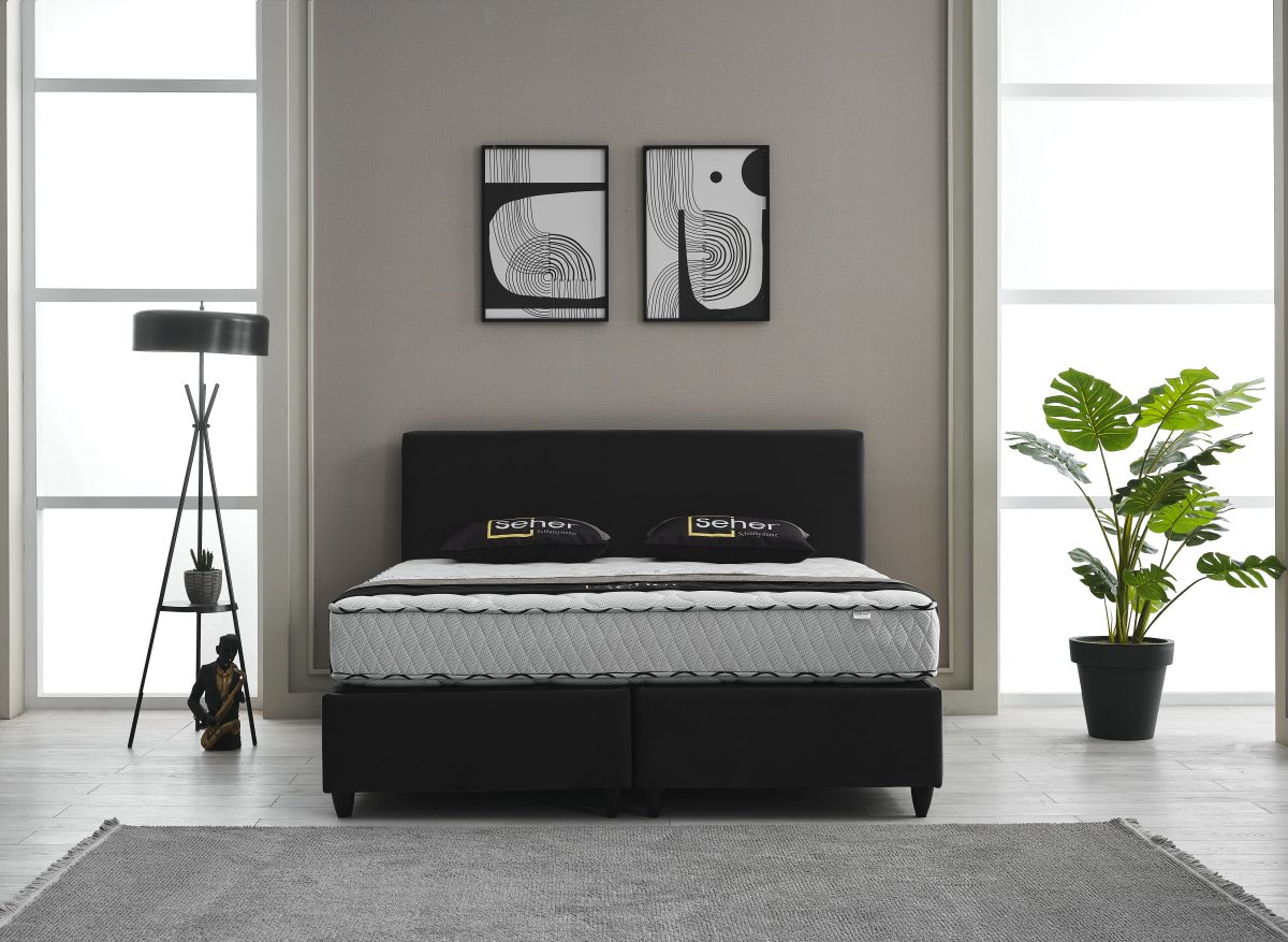 Violet 180x200  Box-Spring Bed Set - Görsel 2