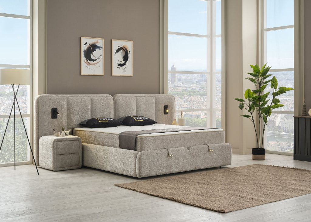 Mondo Box-Spring Bed Set – image 1