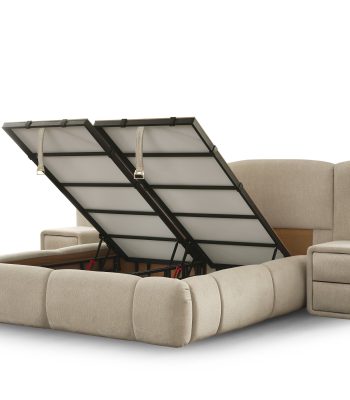 Polores Box-Spring Bed Set – image 1