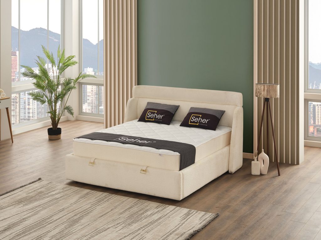 Saluzzo Box-Spring Bed Set – image 1