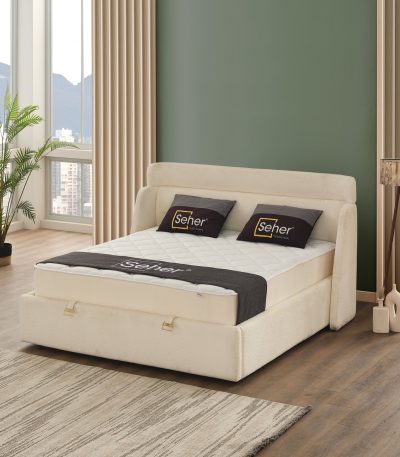 Saluzzo Box-Spring Bed Set – image 1