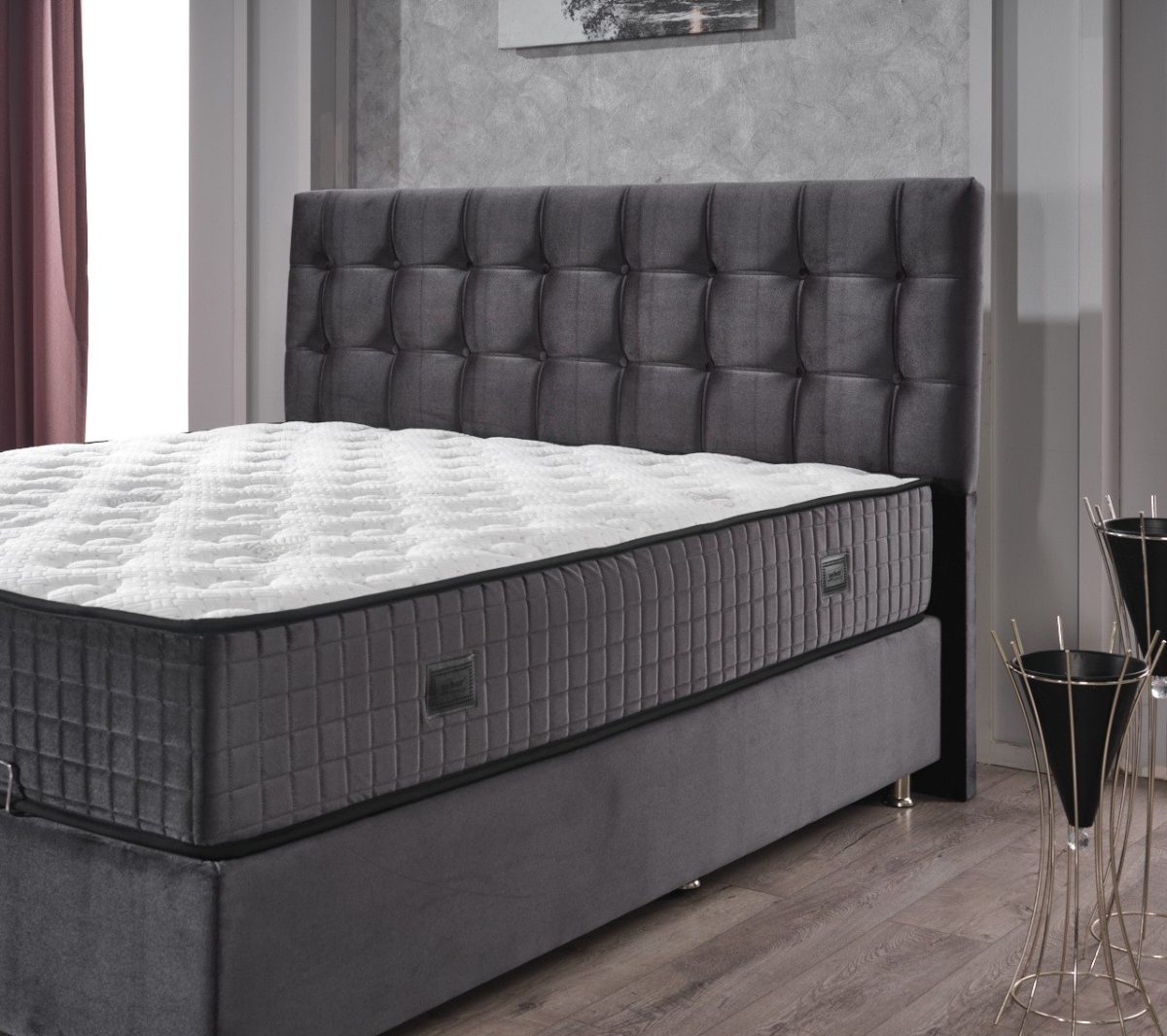 Etna Box-Spring Bed Set – image 3