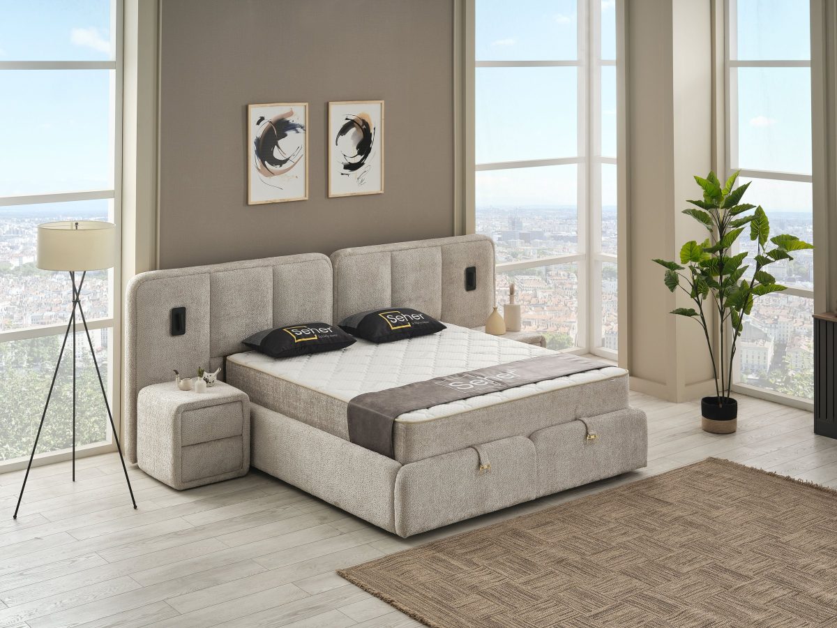 Mondo Box-Spring Bed Set – image 3