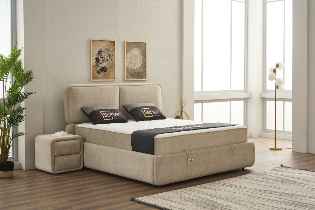 Rodos Box-Spring Bed Set – image 1