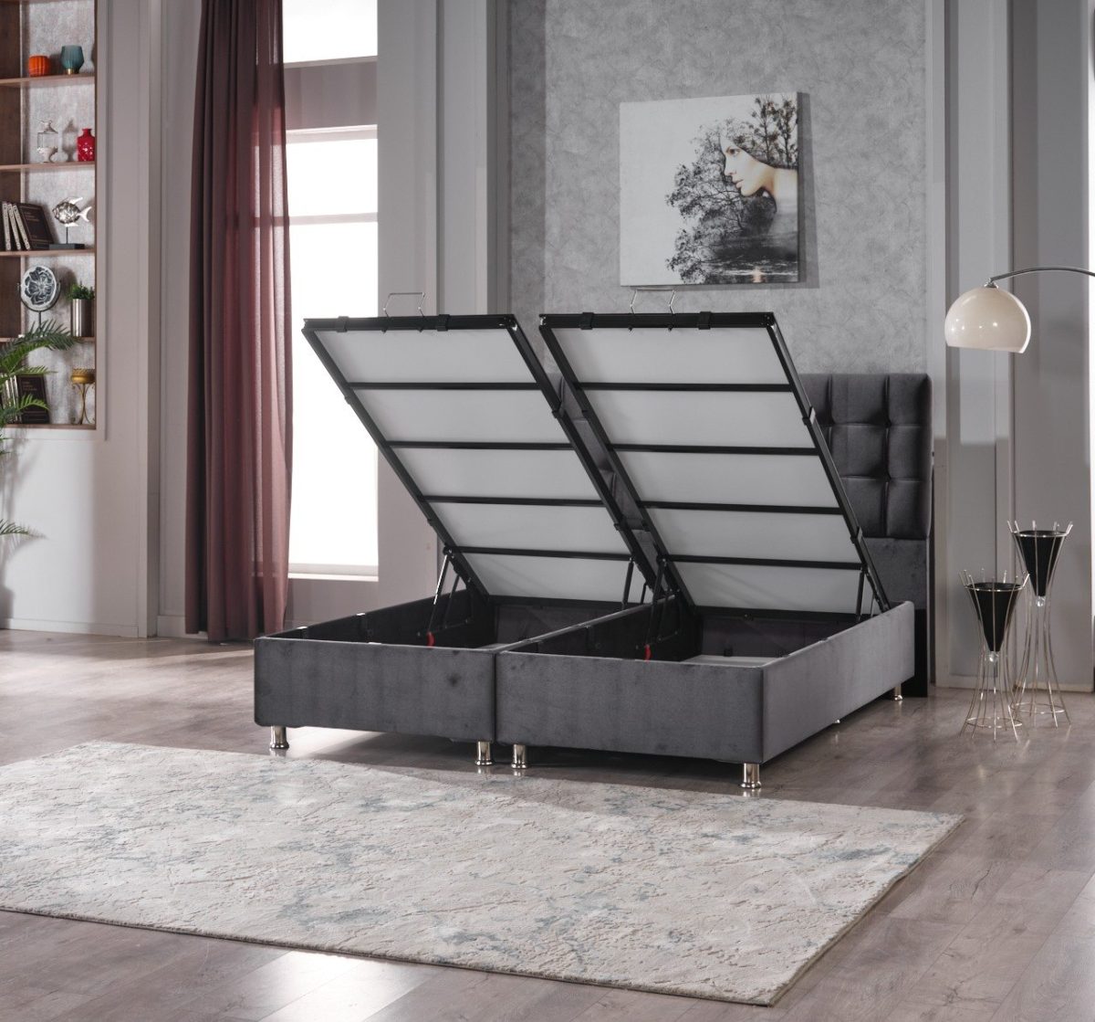 Etna Box-Spring Bed Set – image 4
