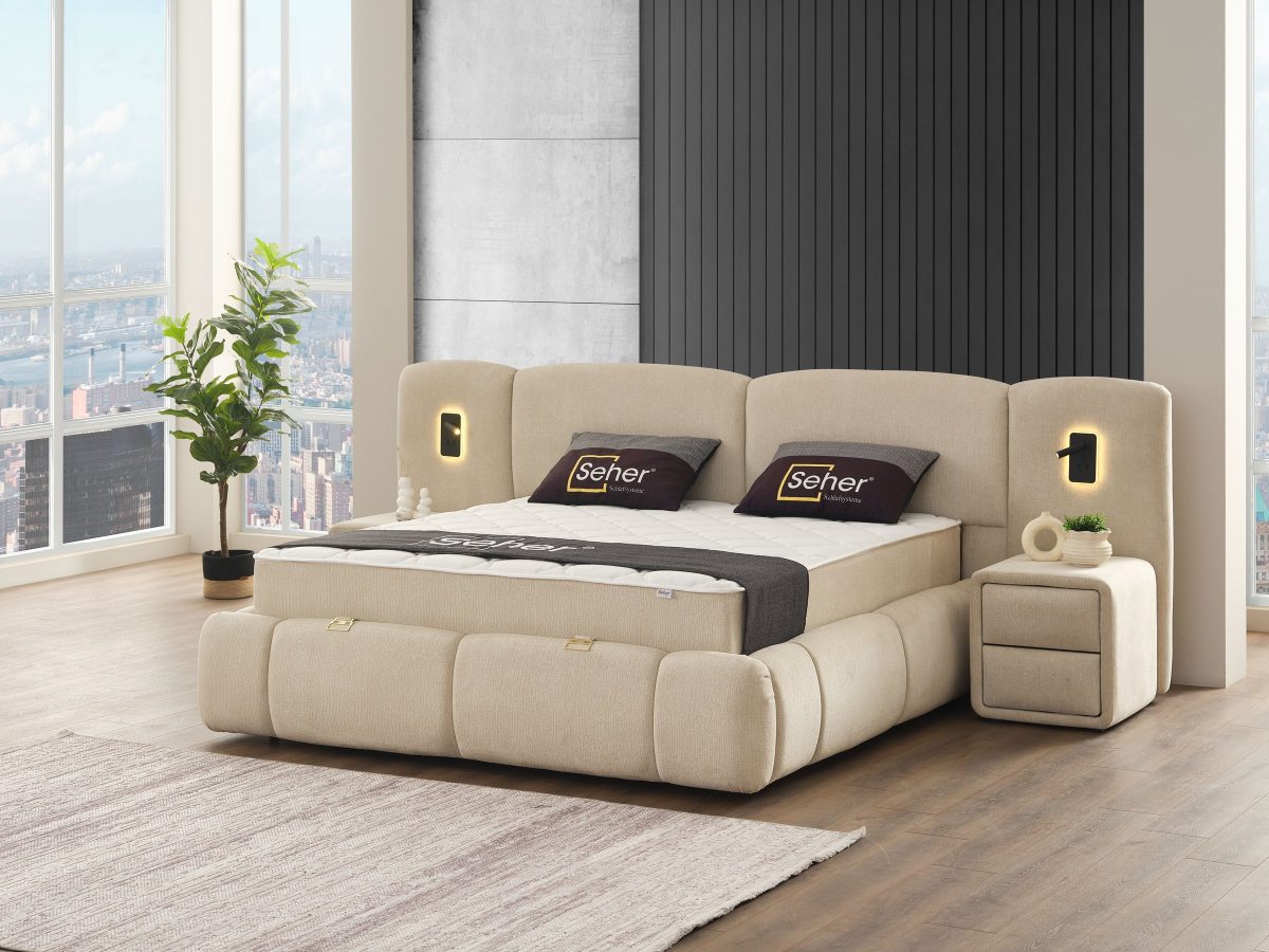 Polores Box-Spring Bed Set – image 4