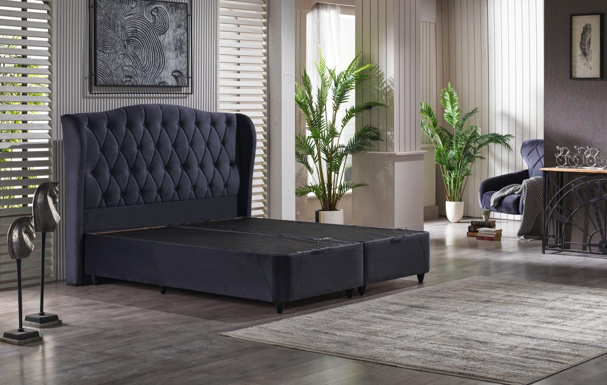 Indigo Box-Spring Bed Set – image 5