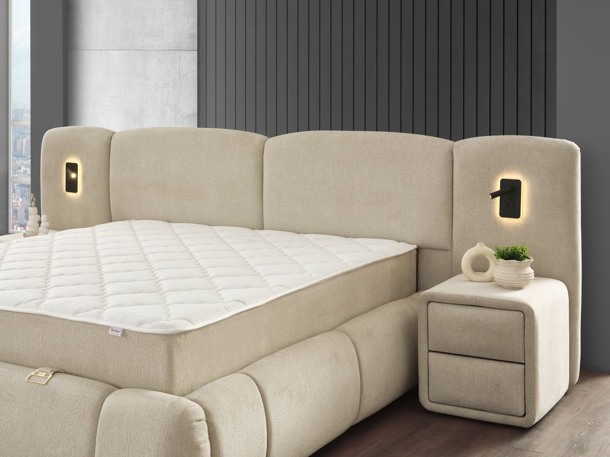 Polores Box-Spring Bed Set – image 6