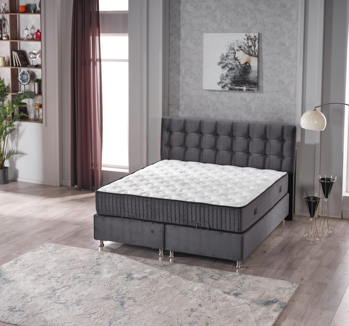 Etna Box-Spring Bed Set – image 7