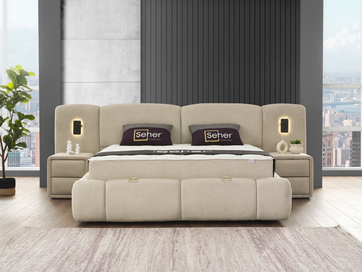 Polores Box-Spring Bed Set – image 9